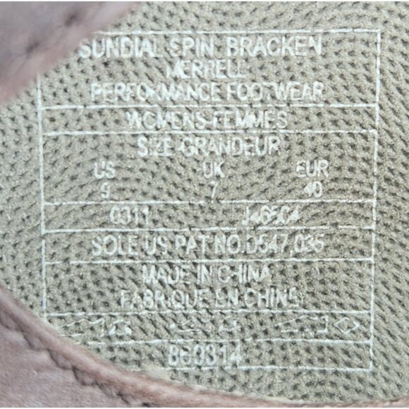 Merrell Women's Size 9 Brown Leather Sundial Spin Bracken Wedge Sandals Outdoors - Picture 9 of 12